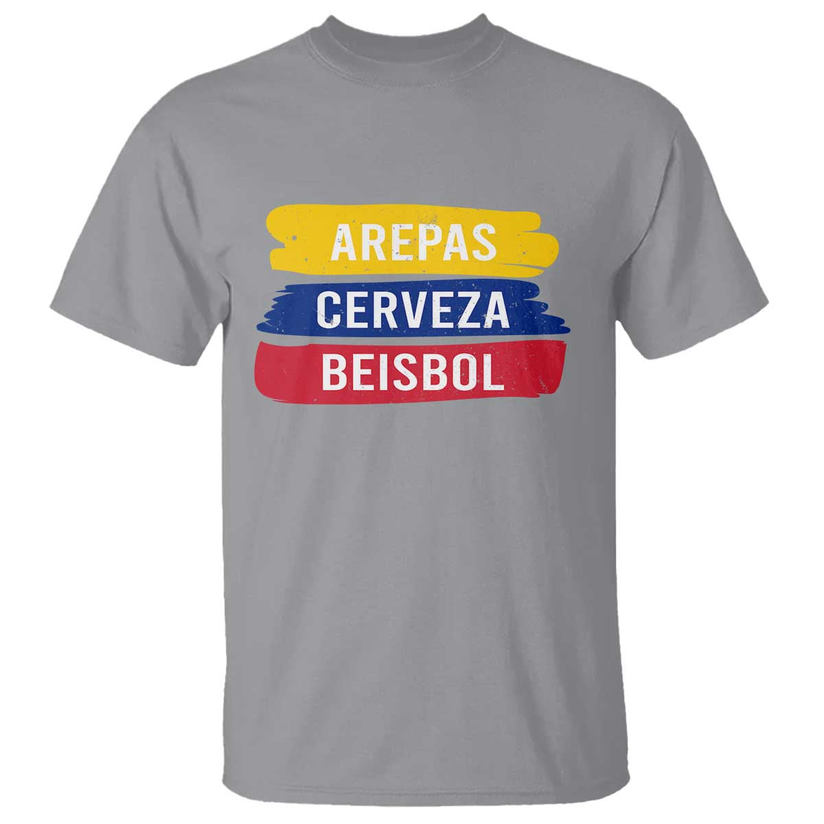 Arepas Cerveza Beisbol Venezuela Things T Shirt Funny Latino Food Beer and Baseball Pride