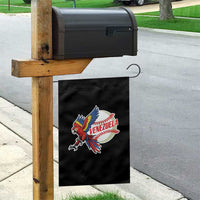 Venezuela Baseball Flying Scarlet Macaw and Ball Garden Flag Ara Macao Guacamaya Venezuelan Pride