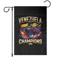 Venezuela Champions 2026 Garden Flag Beisbol Venezuelan Pride Flag Baseball Fans