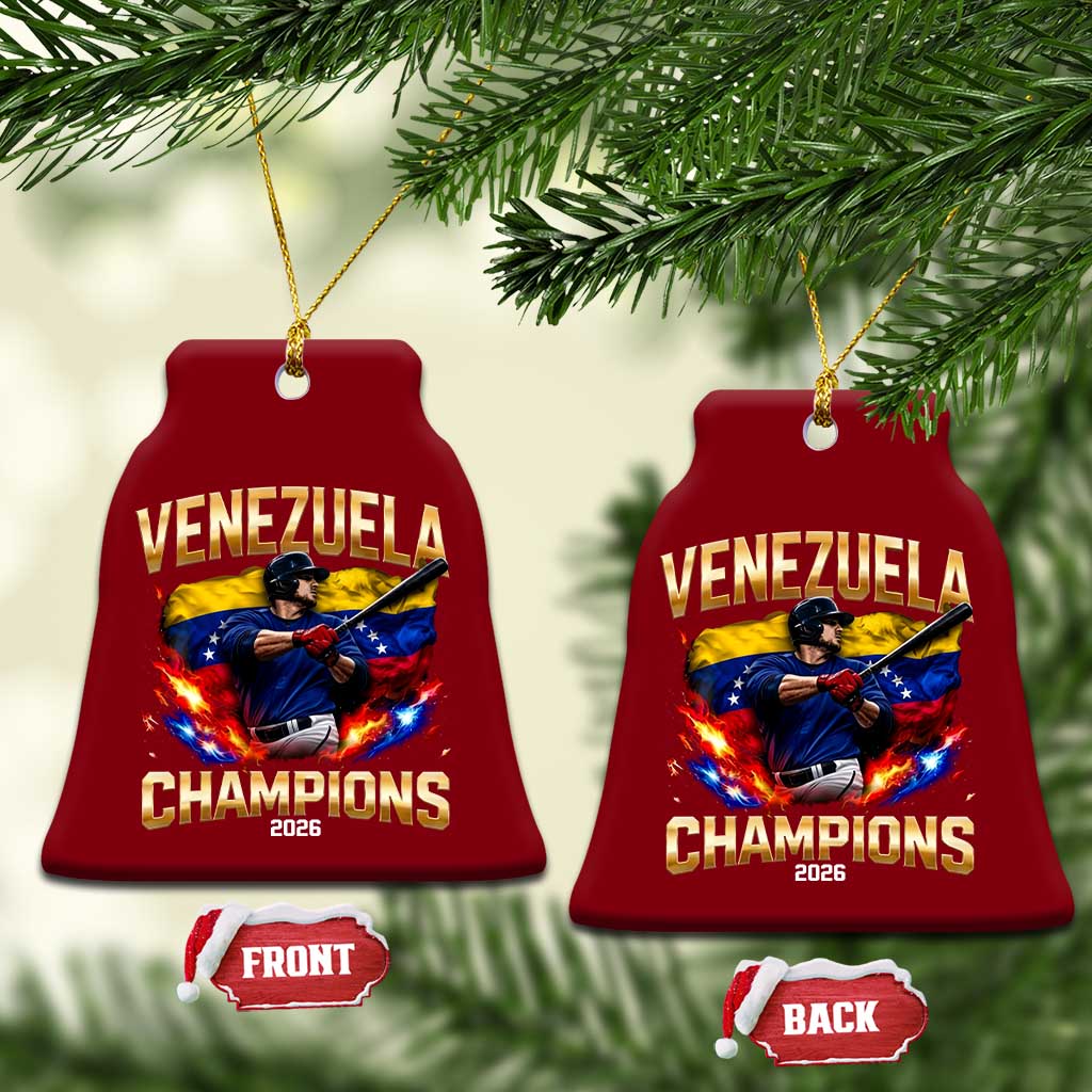 Venezuela Champions 2026 Ceramic Ornament Beisbol Venezuelan Pride Flag Baseball Fans