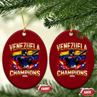 Venezuela Champions 2026 Ceramic Ornament Beisbol Venezuelan Pride Flag Baseball Fans