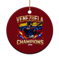 Venezuela Champions 2026 Ceramic Ornament Beisbol Venezuelan Pride Flag Baseball Fans