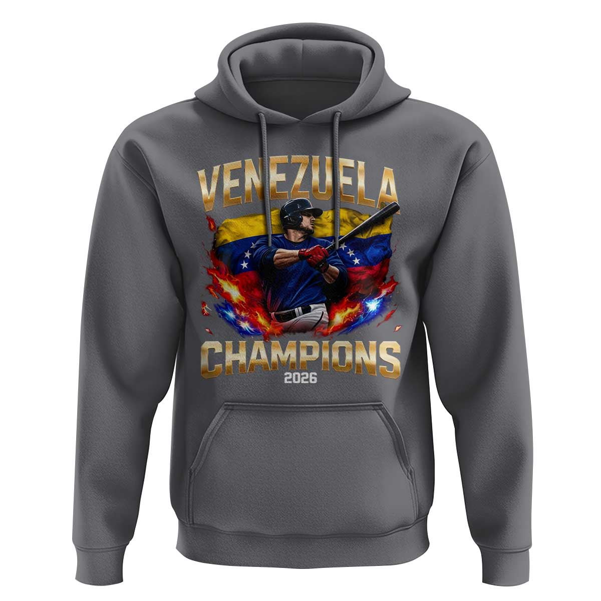 Venezuela Champions 2026 Hoodie Beisbol Venezuelan Pride Flag Baseball Fans