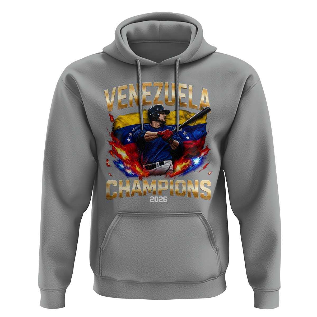 Venezuela Champions 2026 Hoodie Beisbol Venezuelan Pride Flag Baseball Fans