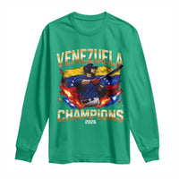Venezuela Champions 2026 Long Sleeve Shirt Beisbol Venezuelan Pride Flag Baseball Fans