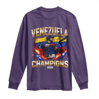 Venezuela Champions 2026 Long Sleeve Shirt Beisbol Venezuelan Pride Flag Baseball Fans