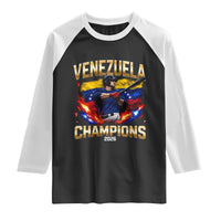 Venezuela Champions 2026 Raglan Shirt Beisbol Venezuelan Pride Flag Baseball Fans