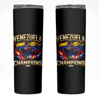 Venezuela Champions 2026 Skinny Tumbler Beisbol Venezuelan Pride Flag Baseball Fans
