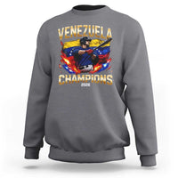 Venezuela Champions 2026 Sweatshirt Beisbol Venezuelan Pride Flag Baseball Fans