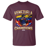 Venezuela Champions 2026 T Shirt Beisbol Venezuelan Pride Flag Baseball Fans