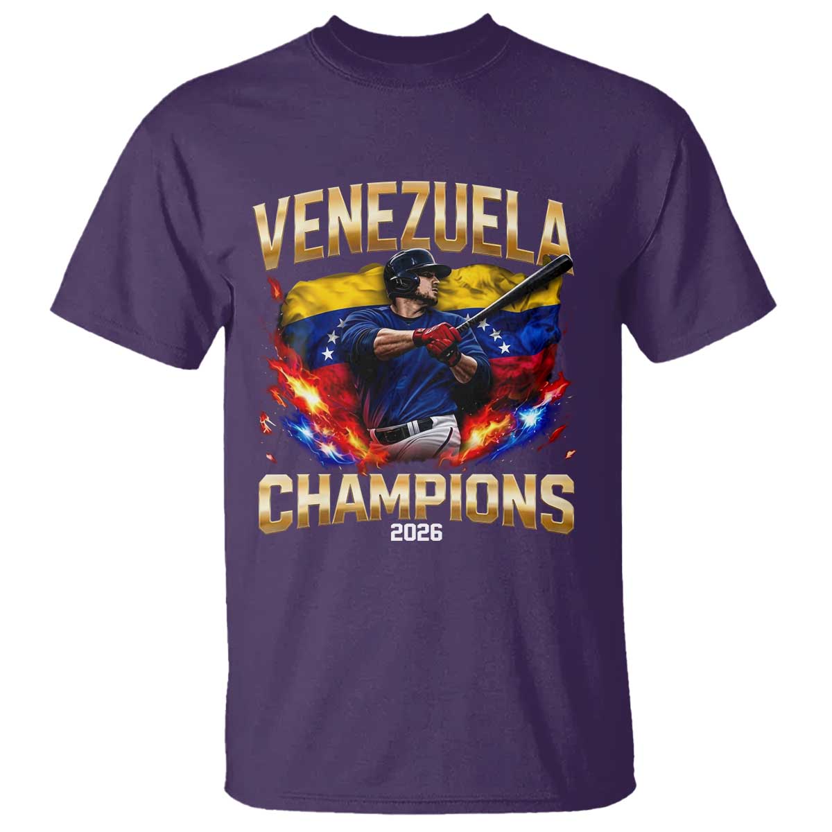 Venezuela Champions 2026 T Shirt Beisbol Venezuelan Pride Flag Baseball Fans