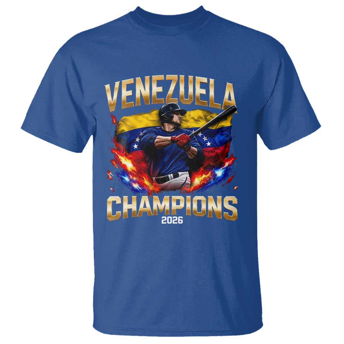 Venezuela Champions 2026 T Shirt Beisbol Venezuelan Pride Flag Baseball Fans