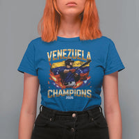 Venezuela Champions 2026 T Shirt For Women Beisbol Venezuelan Pride Flag Baseball Fans