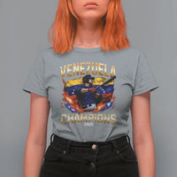 Venezuela Champions 2026 T Shirt For Women Beisbol Venezuelan Pride Flag Baseball Fans