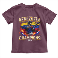 Venezuela Champions 2026 Toddler T Shirt Beisbol Venezuelan Pride Flag Baseball Fans