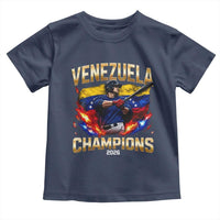 Venezuela Champions 2026 Toddler T Shirt Beisbol Venezuelan Pride Flag Baseball Fans