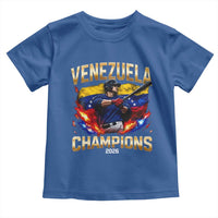 Venezuela Champions 2026 Toddler T Shirt Beisbol Venezuelan Pride Flag Baseball Fans