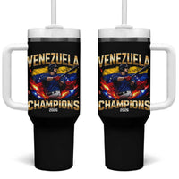 Venezuela Champions 2026 Tumbler With Handle Beisbol Venezuelan Pride Flag Baseball Fans