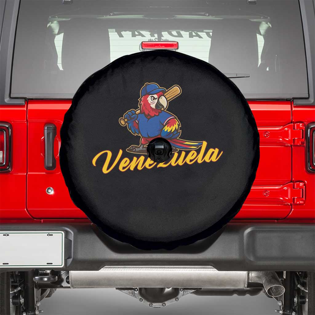 Venezuela Guacamaya Macaw Baseball Spare Tire Cover Venezuelan Pride Latino Beisbol Fans