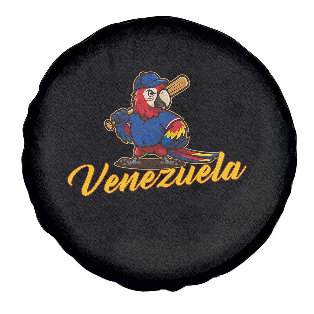 Venezuela Guacamaya Macaw Baseball Spare Tire Cover Venezuelan Pride Latino Beisbol Fans