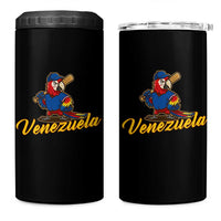 Venezuela Guacamaya Macaw Baseball 4 in 1 Can Cooler Tumbler Venezuelan Pride Latino Beisbol Fans