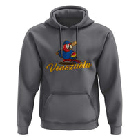 Venezuela Guacamaya Macaw Baseball Hoodie Venezuelan Pride Latino Beisbol Fans