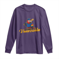 Venezuela Guacamaya Macaw Baseball Long Sleeve Shirt Venezuelan Pride Latino Beisbol Fans