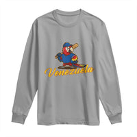 Venezuela Guacamaya Macaw Baseball Long Sleeve Shirt Venezuelan Pride Latino Beisbol Fans