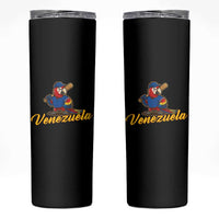 Venezuela Guacamaya Macaw Baseball Skinny Tumbler Venezuelan Pride Latino Beisbol Fans