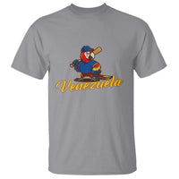 Venezuela Guacamaya Macaw Baseball T Shirt Venezuelan Pride Latino Beisbol Fans