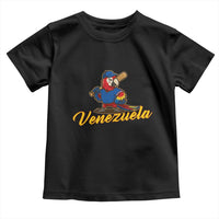 Venezuela Guacamaya Macaw Baseball Toddler T Shirt Venezuelan Pride Latino Beisbol Fans