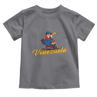 Venezuela Guacamaya Macaw Baseball Toddler T Shirt Venezuelan Pride Latino Beisbol Fans