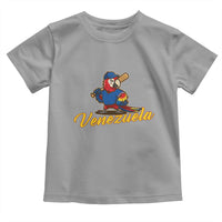 Venezuela Guacamaya Macaw Baseball Toddler T Shirt Venezuelan Pride Latino Beisbol Fans
