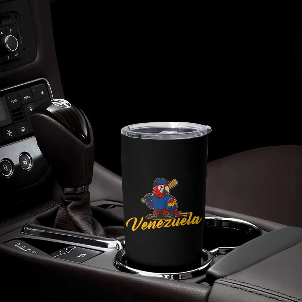 Venezuela Guacamaya Macaw Baseball Tumbler Cup Venezuelan Pride Latino Beisbol Fans