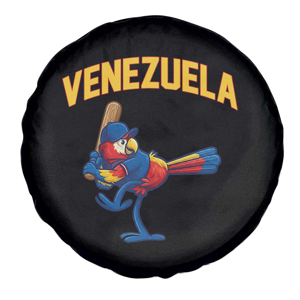 Venezuela Baseball Macaw Batter Spare Tire Cover Ara Macao Guacamaya Venezuelan Pride