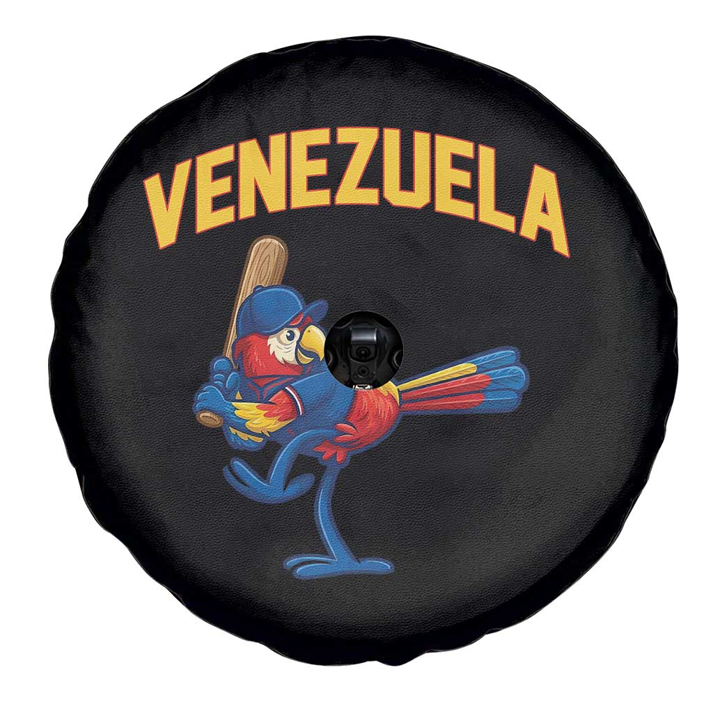 Venezuela Baseball Macaw Batter Spare Tire Cover Ara Macao Guacamaya Venezuelan Pride
