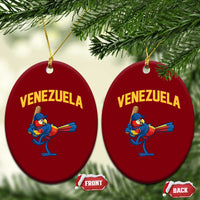 Venezuela Baseball Macaw Batter Ceramic Ornament Ara Macao Guacamaya Venezuelan Pride