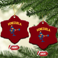 Venezuela Baseball Macaw Batter Ceramic Ornament Ara Macao Guacamaya Venezuelan Pride