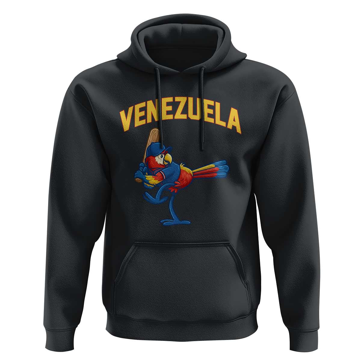 Venezuela Baseball Macaw Batter Hoodie Ara Macao Guacamaya Venezuelan Pride