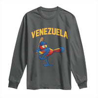 Venezuela Baseball Macaw Batter Long Sleeve Shirt Ara Macao Guacamaya Venezuelan Pride