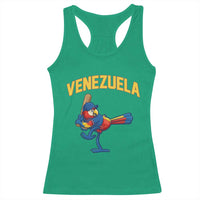 Venezuela Baseball Macaw Batter Racerback Tank Top Ara Macao Guacamaya Venezuelan Pride