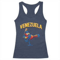 Venezuela Baseball Macaw Batter Racerback Tank Top Ara Macao Guacamaya Venezuelan Pride