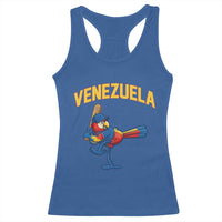 Venezuela Baseball Macaw Batter Racerback Tank Top Ara Macao Guacamaya Venezuelan Pride