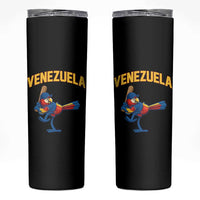 Venezuela Baseball Macaw Batter Skinny Tumbler Ara Macao Guacamaya Venezuelan Pride