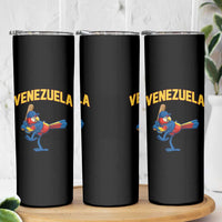 Venezuela Baseball Macaw Batter Skinny Tumbler Ara Macao Guacamaya Venezuelan Pride