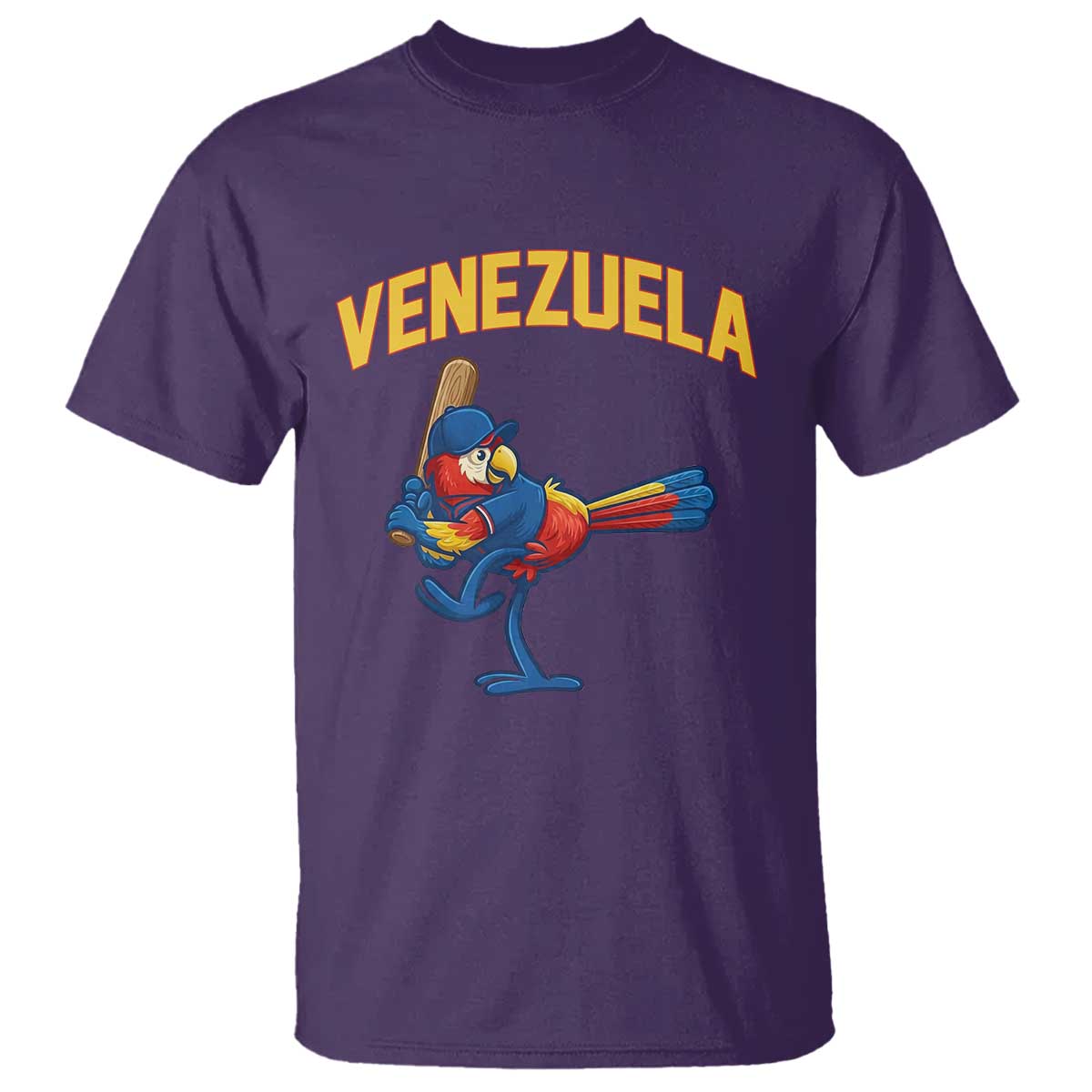 Venezuela Baseball Macaw Batter T Shirt Ara Macao Guacamaya Venezuelan Pride