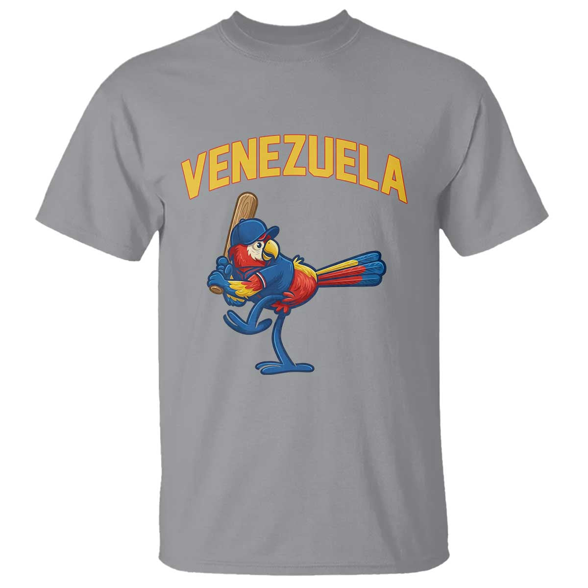 Venezuela Baseball Macaw Batter T Shirt Ara Macao Guacamaya Venezuelan Pride