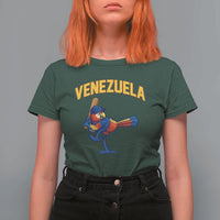Venezuela Baseball Macaw Batter T Shirt For Women Ara Macao Guacamaya Venezuelan Pride