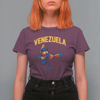 Venezuela Baseball Macaw Batter T Shirt For Women Ara Macao Guacamaya Venezuelan Pride