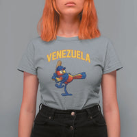 Venezuela Baseball Macaw Batter T Shirt For Women Ara Macao Guacamaya Venezuelan Pride